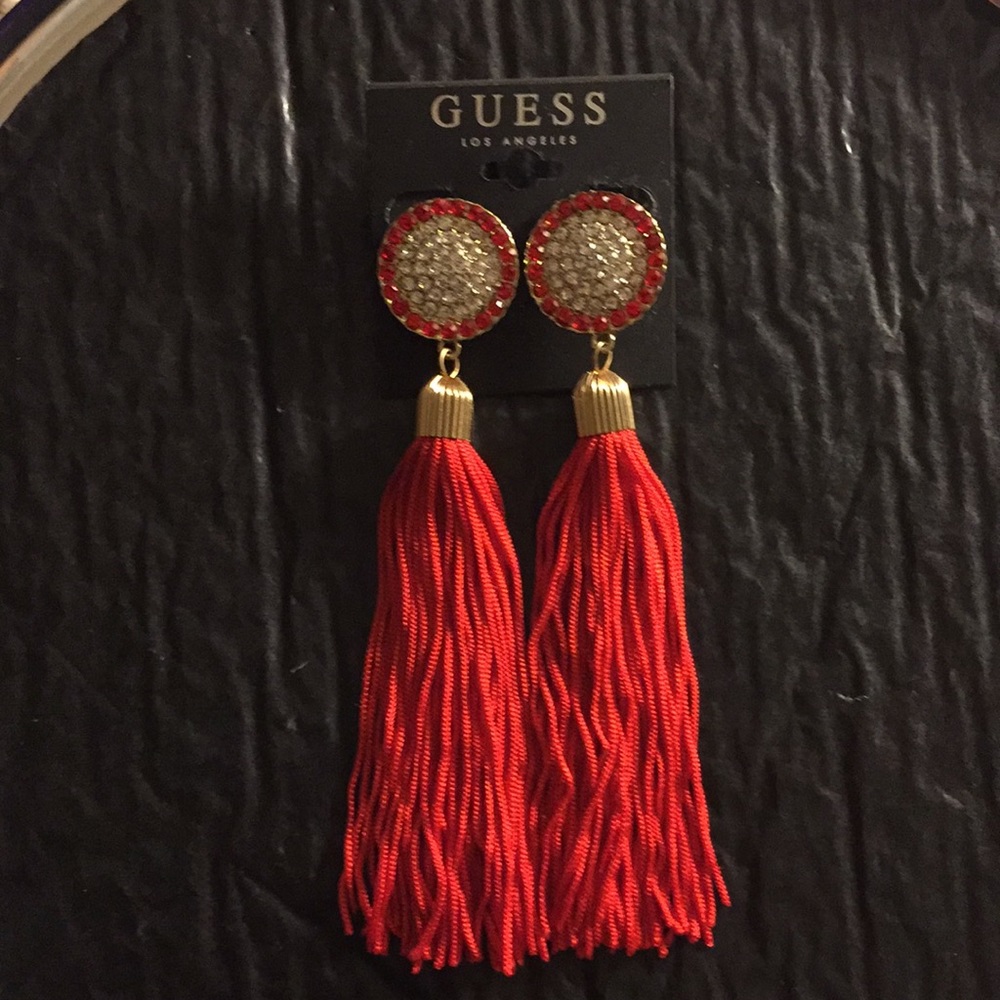 🔥 RED HOT tassel earring 🔥 🔥 🎇